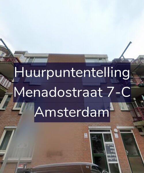 Foto gevel Huurpuntentelling voor Menadostraat 7-C, Amsterdam