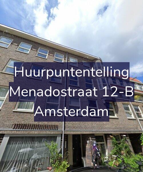 Foto gevel Huurpuntentelling voor Menadostraat 12-B, Amsterdam