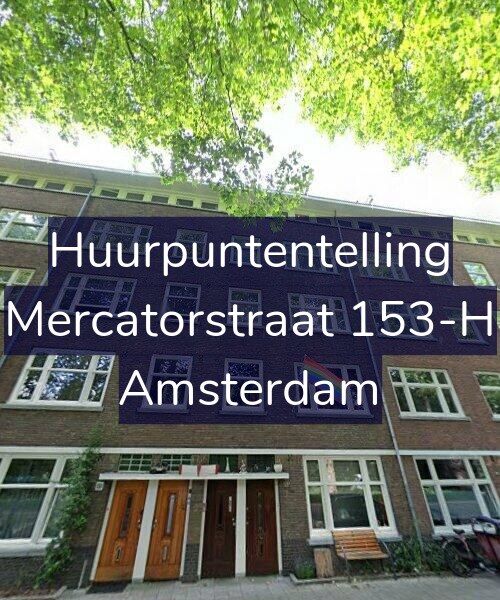 Foto gevel Huurpuntentelling voor Mercatorstraat 153-H, Amsterdam