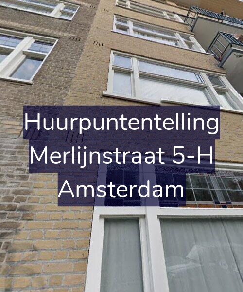 Foto gevel Huurpuntentelling voor Merlijnstraat 5-H, Amsterdam