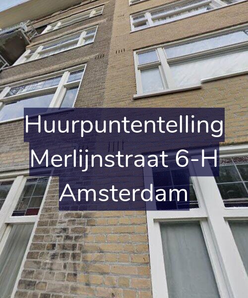 Foto gevel Huurpuntentelling voor Merlijnstraat 6-H, Amsterdam
