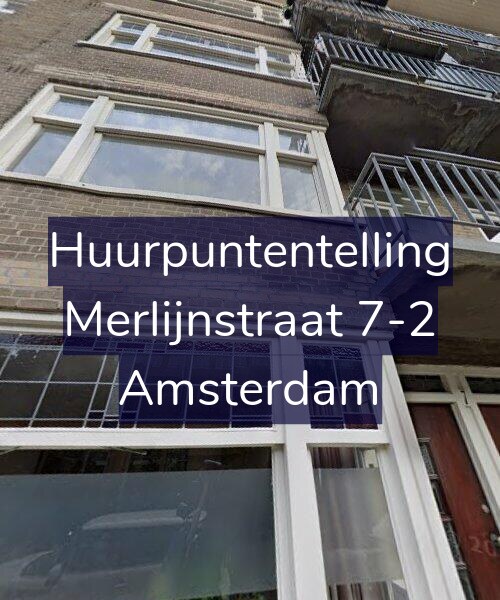 Foto gevel Huurpuntentelling voor Merlijnstraat 7-2, Amsterdam