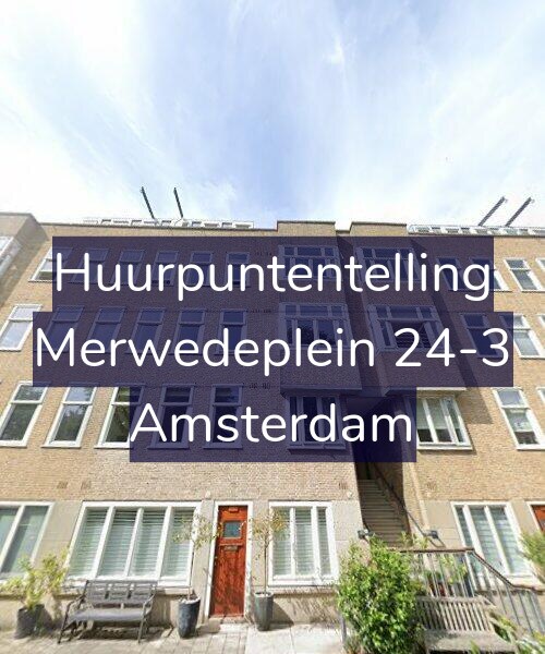 Foto gevel Huurpuntentelling voor Merwedeplein 24-3, Amsterdam
