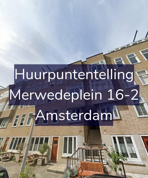 Foto gevel Huurpuntentelling voor Merwedeplein 16-2, Amsterdam