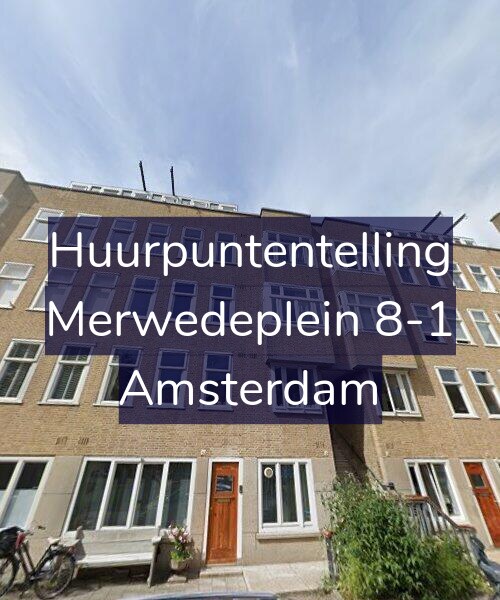 Foto gevel Huurpuntentelling voor Merwedeplein 8-1, Amsterdam