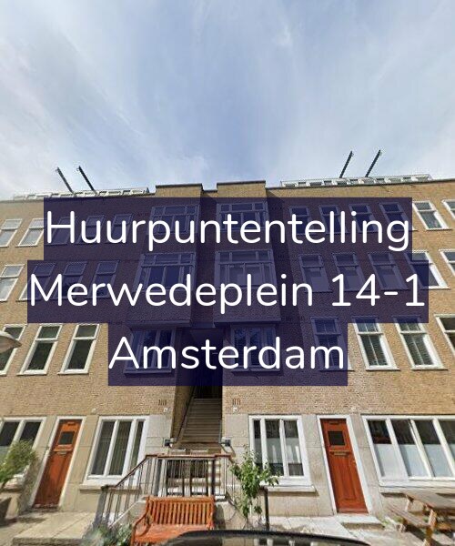 Foto gevel Huurpuntentelling voor Merwedeplein 14-1, Amsterdam