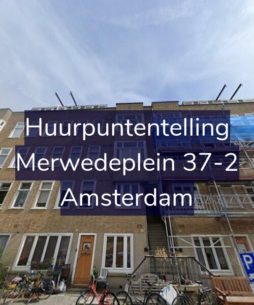 Foto gevel Huurpuntentelling voor Merwedeplein 37-2, Amsterdam