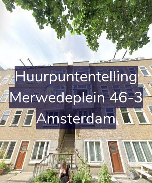 Foto gevel Huurpuntentelling voor Merwedeplein 46-3, Amsterdam