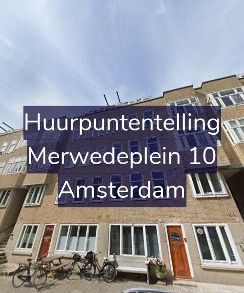Foto gevel Huurpuntentelling voor Merwedeplein 10, Amsterdam