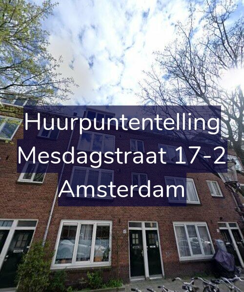 Foto gevel Huurpuntentelling voor Mesdagstraat 17-2, Amsterdam