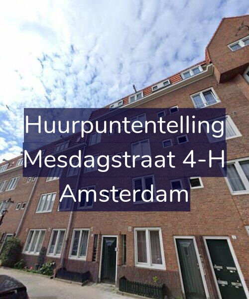 Foto gevel Huurpuntentelling voor Mesdagstraat 4-H, Amsterdam