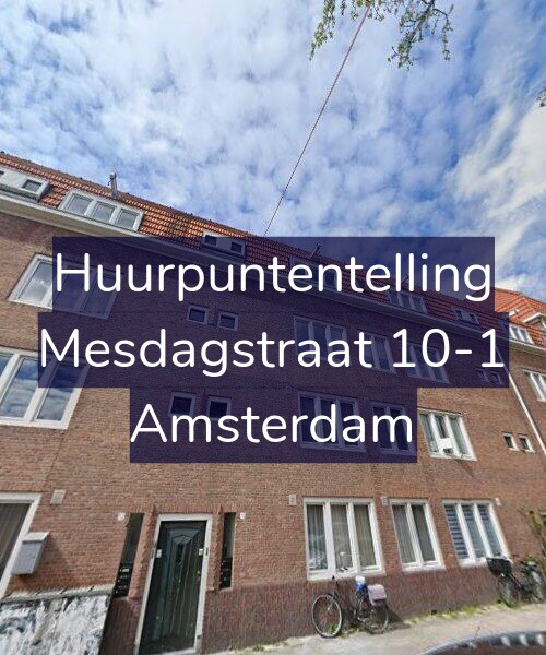 Foto gevel Huurpuntentelling voor Mesdagstraat 10-1, Amsterdam