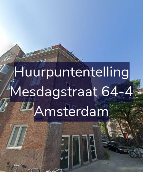 Foto gevel Huurpuntentelling voor Mesdagstraat 64-4, Amsterdam