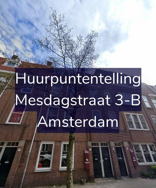 Foto gevel Huurpuntentelling voor Mesdagstraat 3-B, Amsterdam