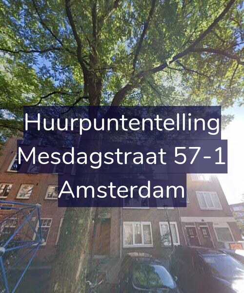 Foto gevel Huurpuntentelling voor Mesdagstraat 57-1, Amsterdam