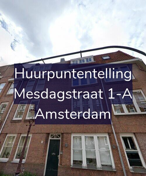 Foto gevel Huurpuntentelling voor Mesdagstraat 1-A, Amsterdam