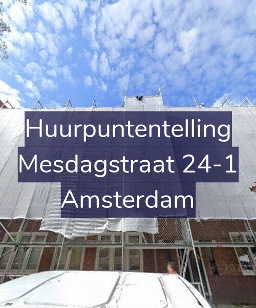 Foto gevel Huurpuntentelling voor Mesdagstraat 24-1, Amsterdam