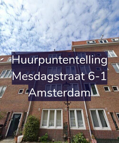 Foto gevel Huurpuntentelling voor Mesdagstraat 6-1, Amsterdam