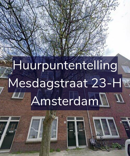 Foto gevel Huurpuntentelling voor Mesdagstraat 23-H, Amsterdam