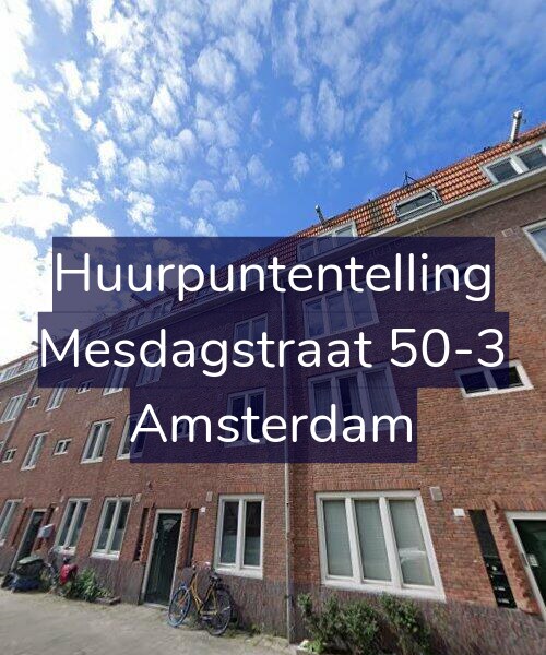 Foto gevel Huurpuntentelling voor Mesdagstraat 50-3, Amsterdam
