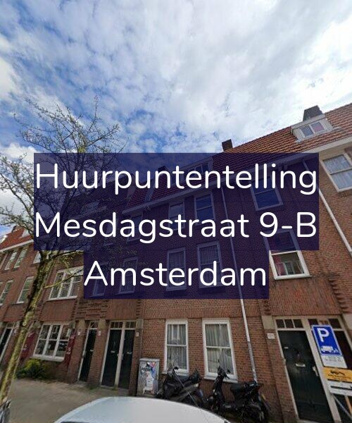 Foto gevel Huurpuntentelling voor Mesdagstraat 9-B, Amsterdam