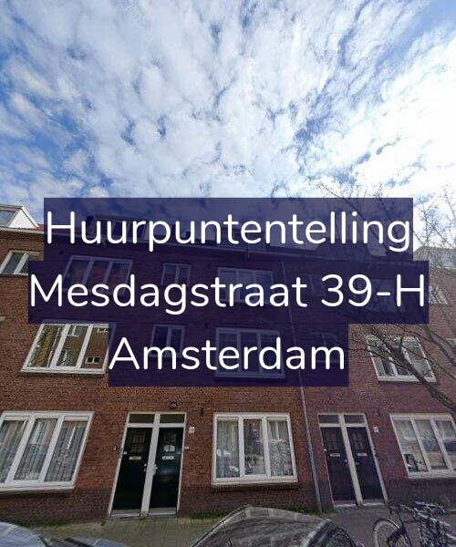 Foto gevel Huurpuntentelling voor Mesdagstraat 39-H, Amsterdam