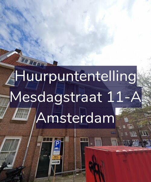 Foto gevel Huurpuntentelling voor Mesdagstraat 11-A, Amsterdam