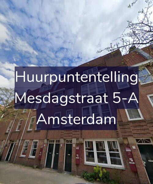 Foto gevel Huurpuntentelling voor Mesdagstraat 5-A, Amsterdam