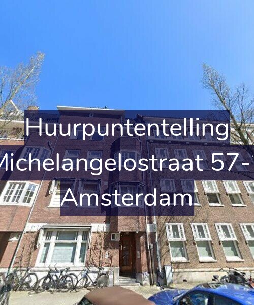Foto gevel Huurpuntentelling voor Michelangelostraat 57-2, Amsterdam