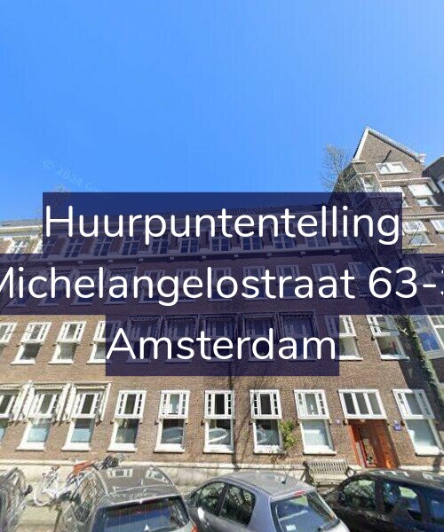 Foto gevel Huurpuntentelling voor Michelangelostraat 63-3, Amsterdam