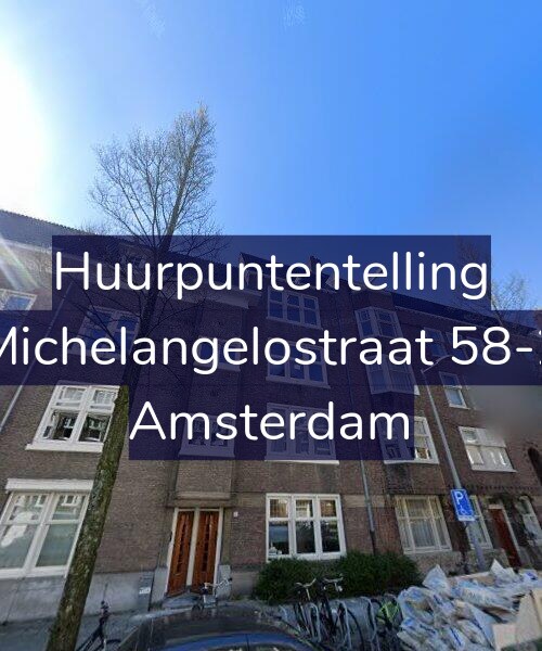 Foto gevel Huurpuntentelling voor Michelangelostraat 58-2, Amsterdam