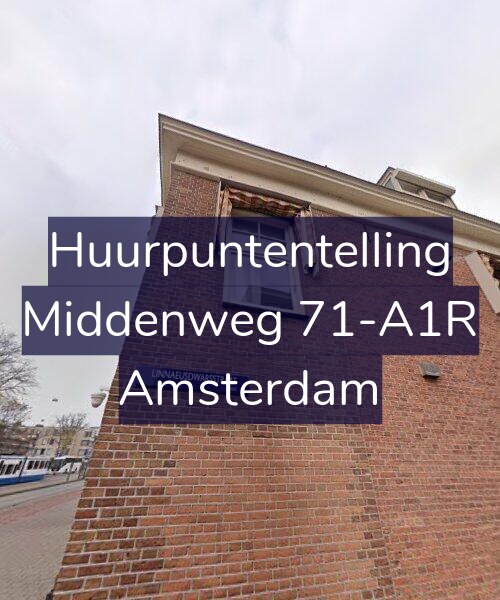 Foto gevel Huurpuntentelling voor Middenweg 71-A1R, Amsterdam