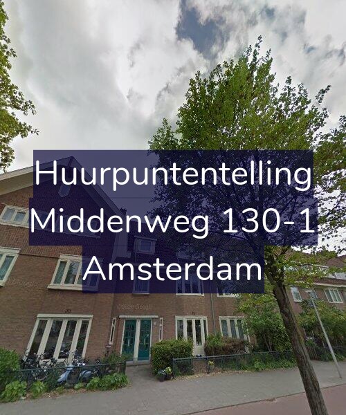 Foto gevel Huurpuntentelling voor Middenweg 130-1, Amsterdam