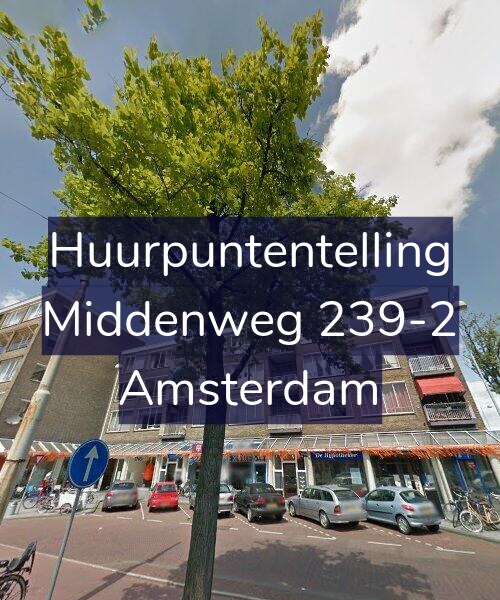 Foto gevel Huurpuntentelling voor Middenweg 239-2, Amsterdam