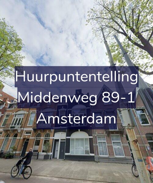 Foto gevel Huurpuntentelling voor Middenweg 89-1, Amsterdam