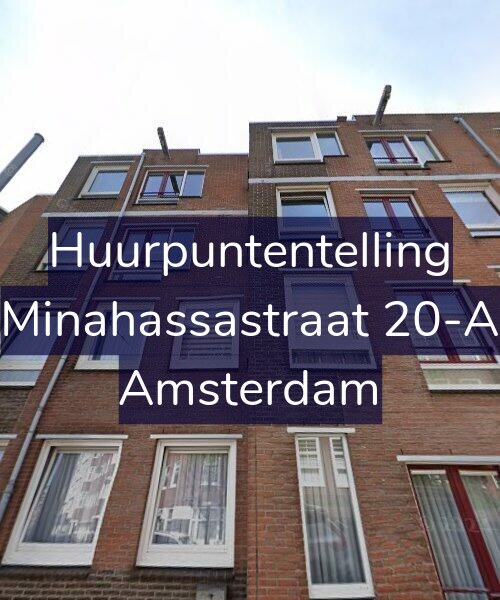 Foto gevel Huurpuntentelling voor Minahassastraat 20-A, Amsterdam