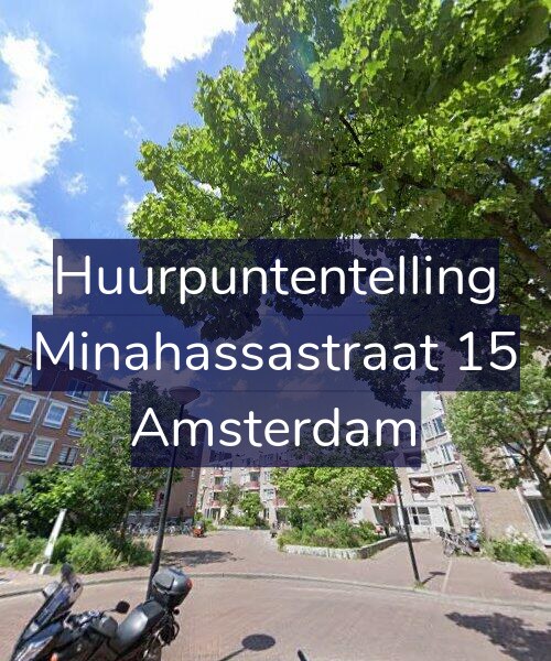Foto gevel Huurpuntentelling voor Minahassastraat 15, Amsterdam