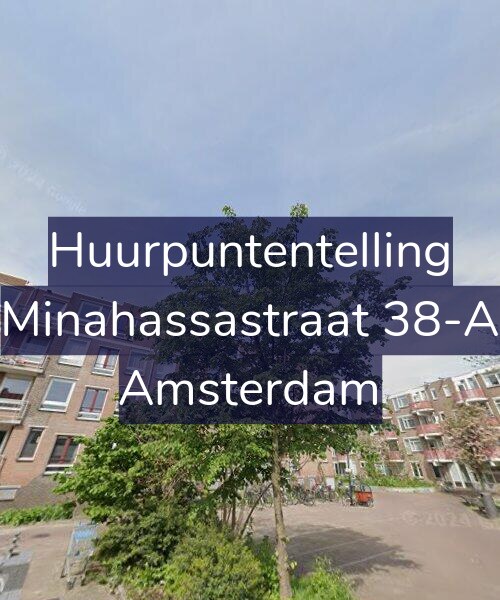 Foto gevel Huurpuntentelling voor Minahassastraat 38-A, Amsterdam