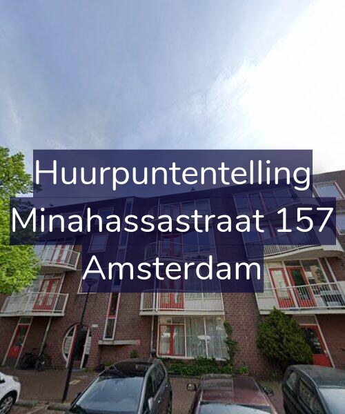 Foto gevel Huurpuntentelling voor Minahassastraat 157, Amsterdam