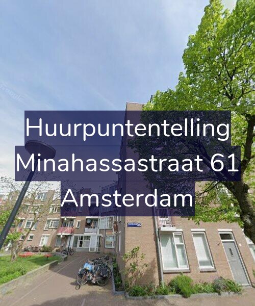 Foto gevel Huurpuntentelling voor Minahassastraat 61, Amsterdam