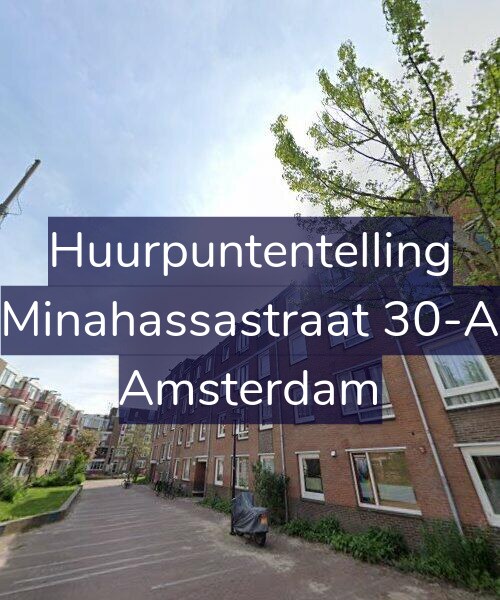 Foto gevel Huurpuntentelling voor Minahassastraat 30-A, Amsterdam