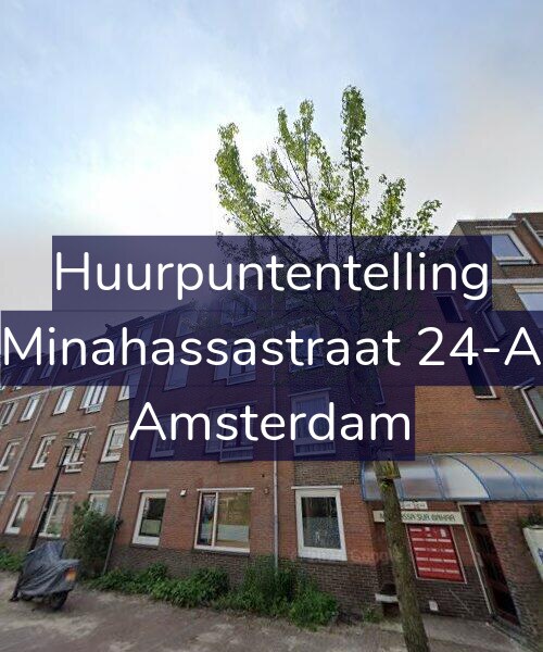 Foto gevel Huurpuntentelling voor Minahassastraat 24-A, Amsterdam