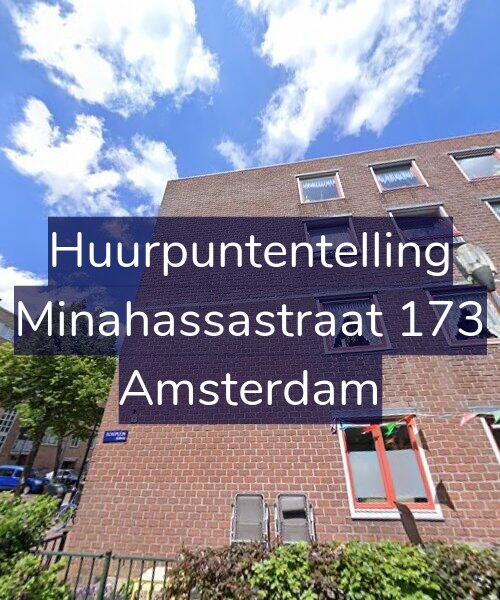 Foto gevel Huurpuntentelling voor Minahassastraat 173, Amsterdam