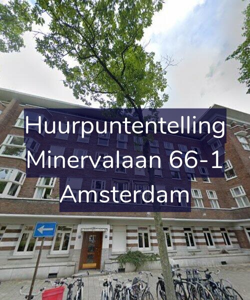 Foto gevel Huurpuntentelling voor Minervalaan 66-1, Amsterdam