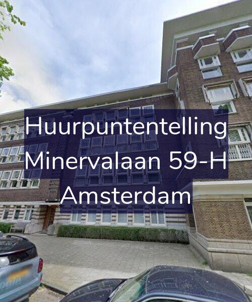 Foto gevel Huurpuntentelling voor Minervalaan 59-H, Amsterdam