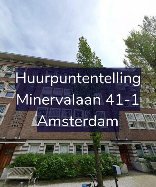 Foto gevel Huurpuntentelling voor Minervalaan 41-1, Amsterdam