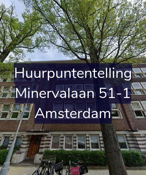 Foto gevel Huurpuntentelling voor Minervalaan 51-1, Amsterdam