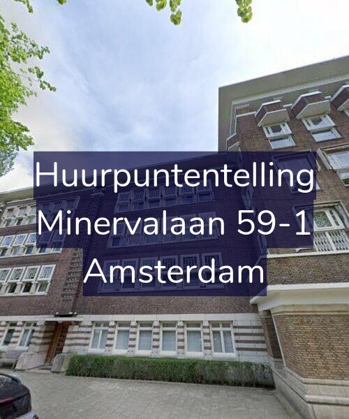 Foto gevel Huurpuntentelling voor Minervalaan 59-1, Amsterdam