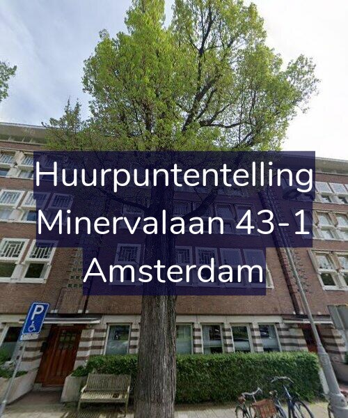 Foto gevel Huurpuntentelling voor Minervalaan 43-1, Amsterdam