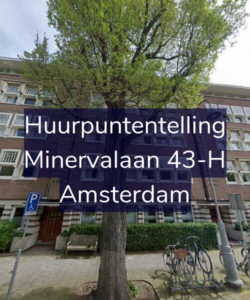 Foto gevel Huurpuntentelling voor Minervalaan 43-H, Amsterdam